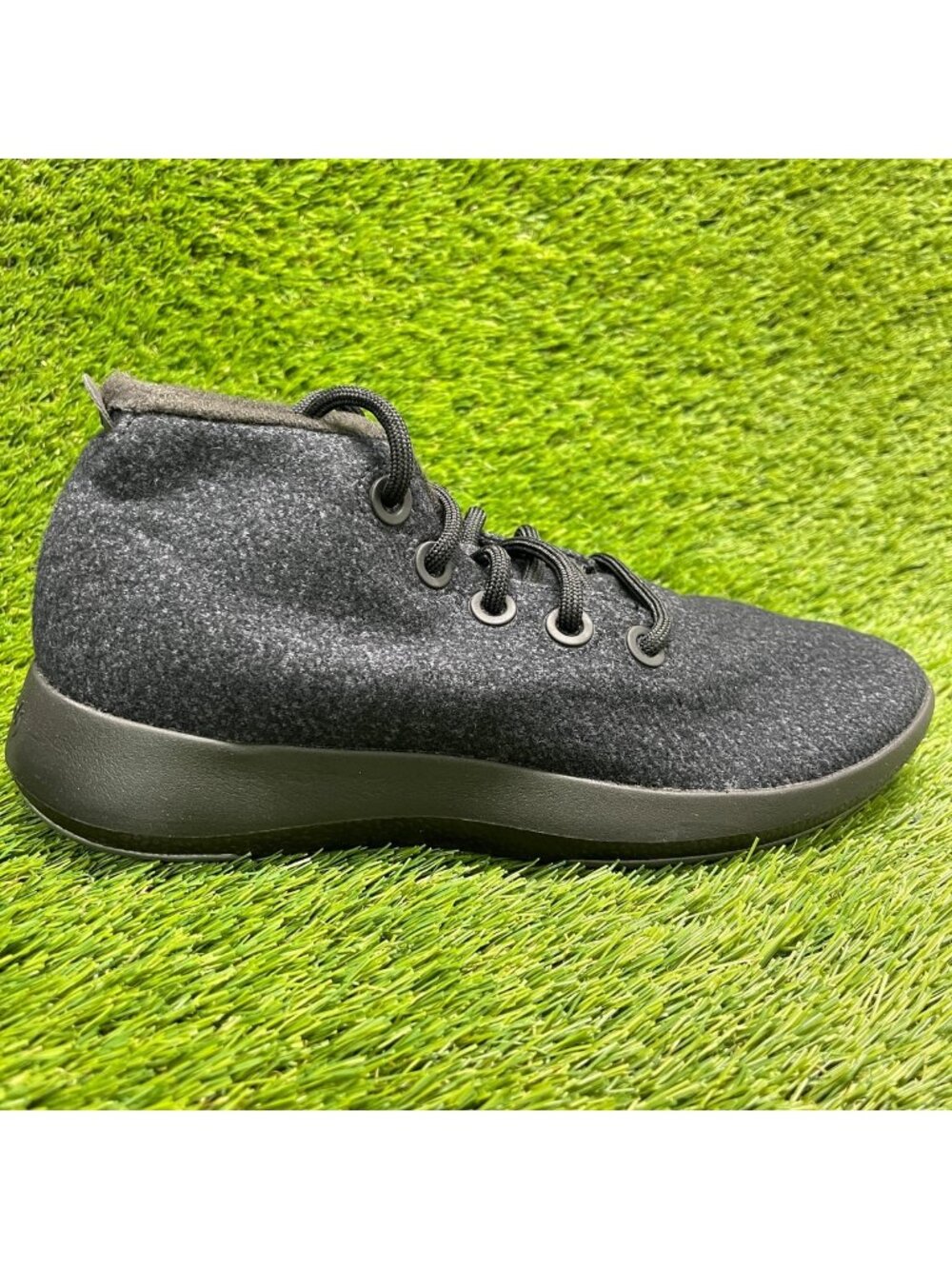 Allbirds Wool Runner Up Mizzle Mens Size 9 Black Athletic Walking Shoes Sneakers